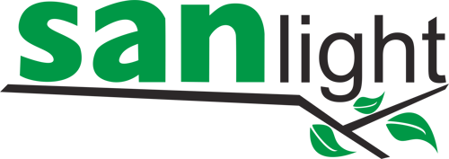 Logo of SANlight – specialist in LED grow lighting systems