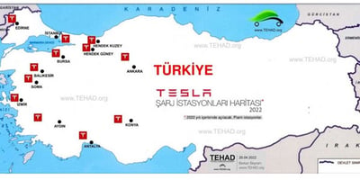 Tesla, Türkiye'de Şarj İstasyonu Sayısını Arttırıyor