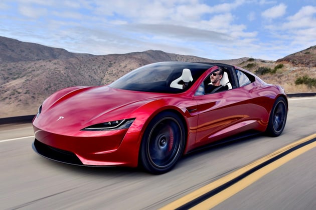 Tesla'nın Yenilikçi Tasarımı: Yollarda Yeni Model Tesla Roadster