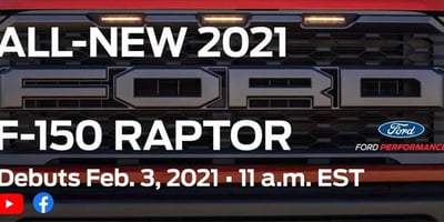 2021 Ford F-150 Raptor, Şubat'ta Tanıtılıyor