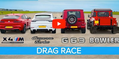 BMW X4 M, Cayenne Turbo, AMG G63, Bowler Bulldog Aynı Pistte /video