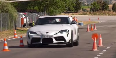 Toyota Supra Geyik Testi Videosu Yayınlandı