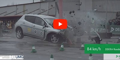 Nissan Leaf Çarpışma Testi [video]