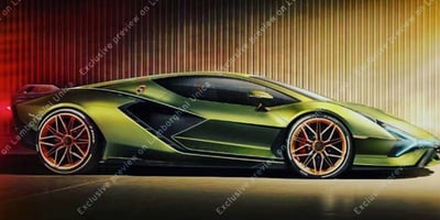 Lamborghini' nin Yeni Modeli Sian Böyle Gözüküyor