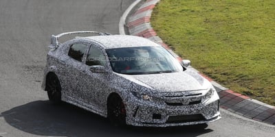 2017 Honda Civic Type R Testlere Başladı