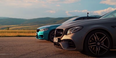 BMW M5 Competition-Mercedes-AMG E63 S Aynı Piste İndi -video