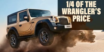 Mahindra Thar Earth Edition Hindistan'ın Wrangler Taklidinin Yeni Amiral Gemisi