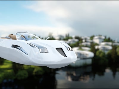 Haberler Otomobillerin Gelecekteki Fantastik Dönüşümü: Havada Yüzme Yeteneği!