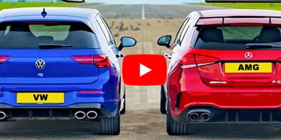 Volkswagen Golf 8 R, Mercedes-AMG A45 S Yarışını Kim Kazanır?