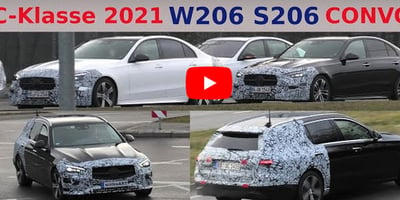 2021 Mercedes C Serisi Konvoy Halinde Görüntülendi