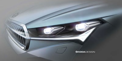 2021 Skoda Enyaq Farı ve Stopları Gözükdü 