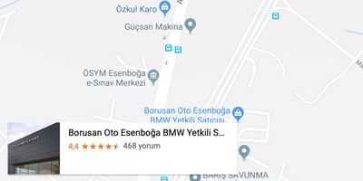 Borusan Oto Ankara-Land Rover Yetkili Servis İletişim