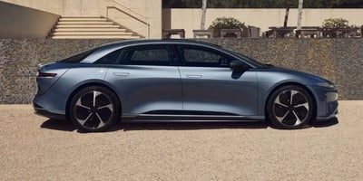 Giriş Seviyesi Lucid Air Pure RWD, 430 HP ve 660 Km Menzile Sahip