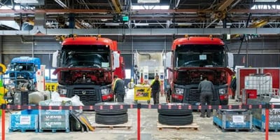 Renault Trucks Eski Kamyonları Geri Dönüştürmek İçin Demontaj Tesisi Açtı