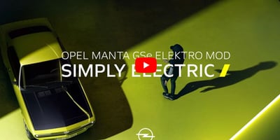 Opel Manta Elektrikli Olarak Yola Çıkacak