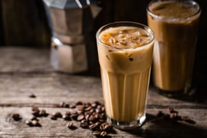 Eiskaffee Latte Zubereitung