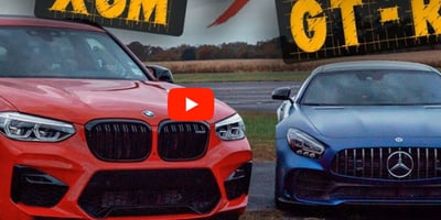 Mercedes-AMG GT R vs BMW X3 M Competition (İzle)