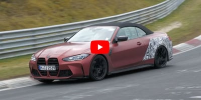 2021 BMW M4 Cabrio Performans Testlerinde Görüntülendi