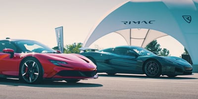 Rimac Never-Ferrari SF90 Stradale Yarışını Kim Kazanır (Video)