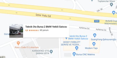 Borusan Oto Bursa-Land Rover Yetkili Servis İletişim