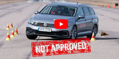 Volkswagen Passat GTE Geyik Testini Geçemedi