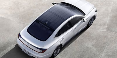 2020 Sonata Hibrit, Güneş Sistemi İle Şarj Oluyor