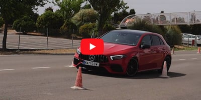 2020 Mercedes-AMG A45 S Geyik Testinden Geçemedi [Video]