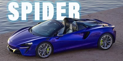 McLaren Artura Spider Tavanını Kaybediyor, 19 HP Güç ve Peel-Out Modu Kazanıyor