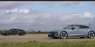 Audi RS E-Tron GT ile R8 Yarışını Kim Kazanır?