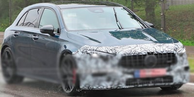 Makyajlı Mercedes-AMG A45 Testlerde Görüntülendi 2021-06-25