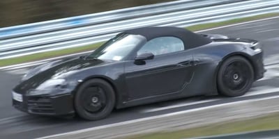 2025 Porsche 718 Boxster EV Üretime Yaklaşırken Daha Fazla Ayrıntı Gösteriyor