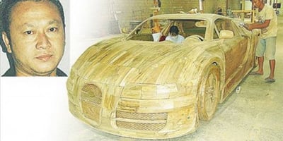 Marangoz Ustalarından Bugatti Veyron