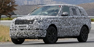 2022 Hibrit Range Rover Nürburgring Testlerinde