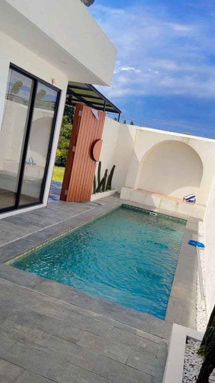 2BR Villa – Pererenan – Enclosed Living Room