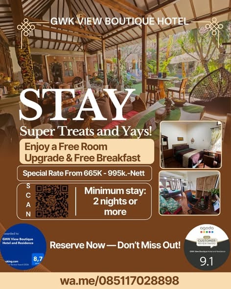 Hotel Room – Jimbaran – Boutique Stay