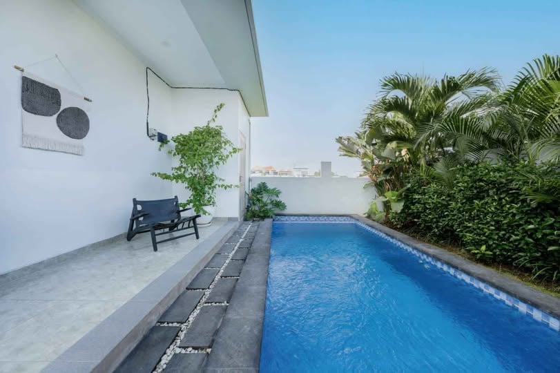 2BR Villa – Perenenan – Private pool and AC