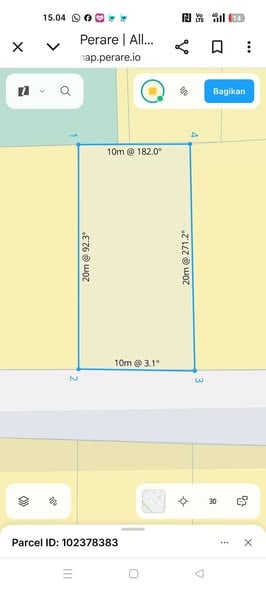 Land for Sale – Jimbaran – Suitable for Villa