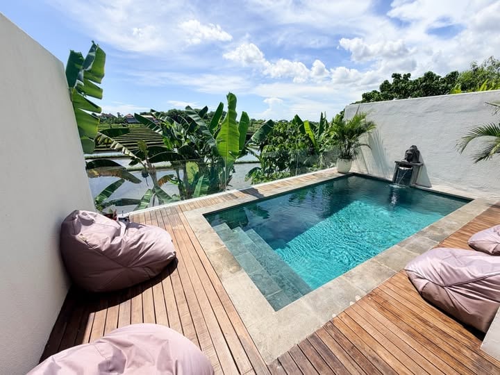 3BR Villa – Kerobokan – Rice field view