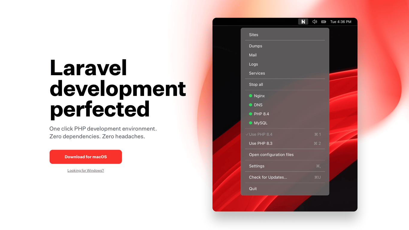 Laravel Herd: the simplest way to install PHP on macOS and Windows