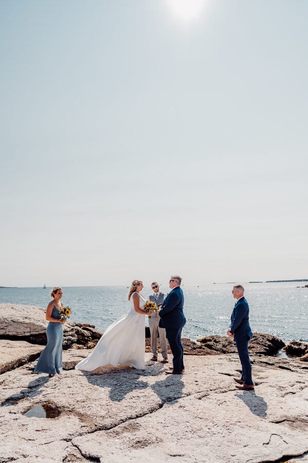 Maine wedding photography Boothbay harbor mine oyster