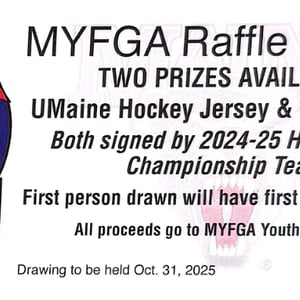 Raffle Entry - Hockey Jersey & Goalie Stick