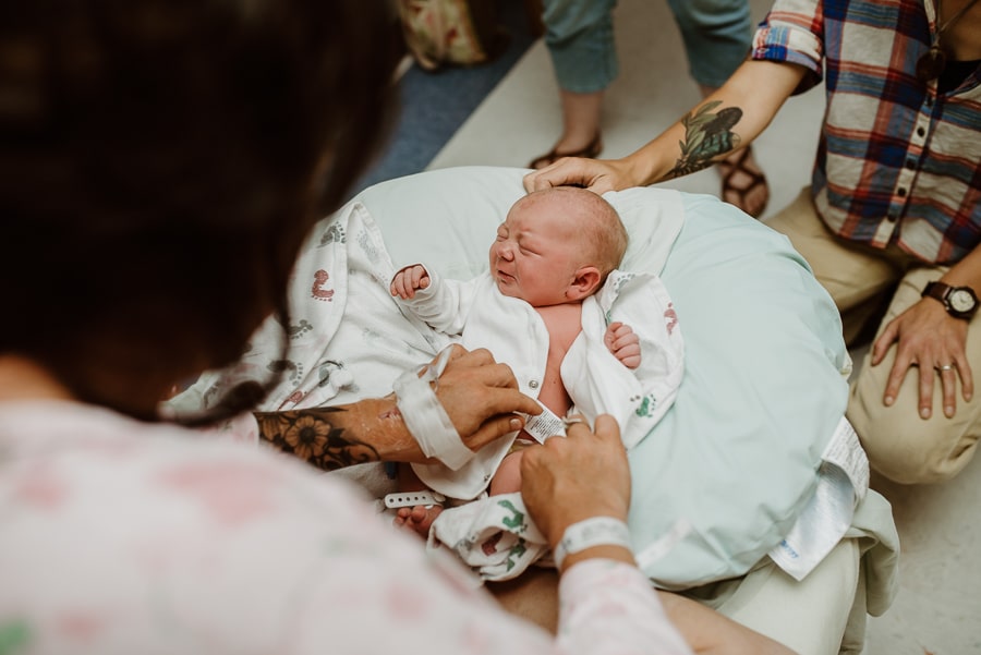 Mayo Regional Hospital Birth Photography Labor Deliver Baby Newborn