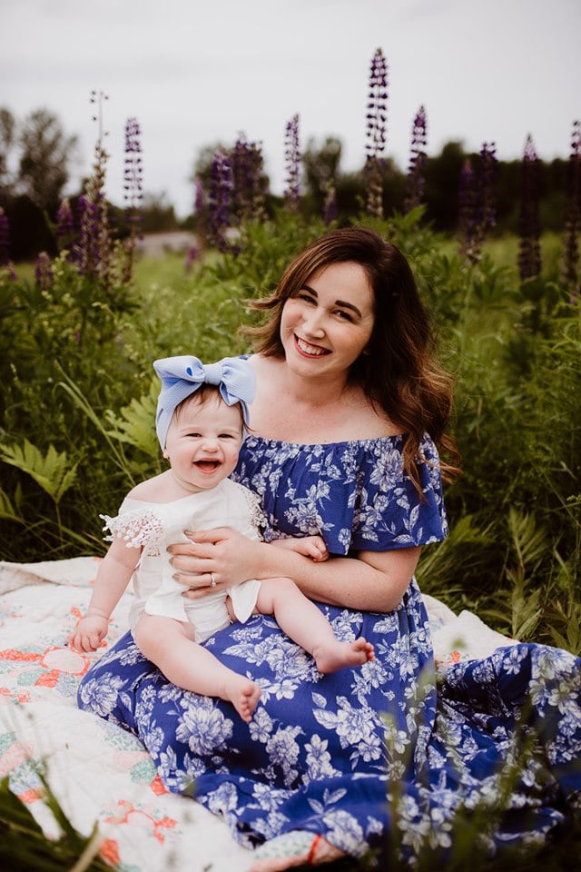 Lupine Photography Bangor Maine Mommy & Me Baby Dress Bow