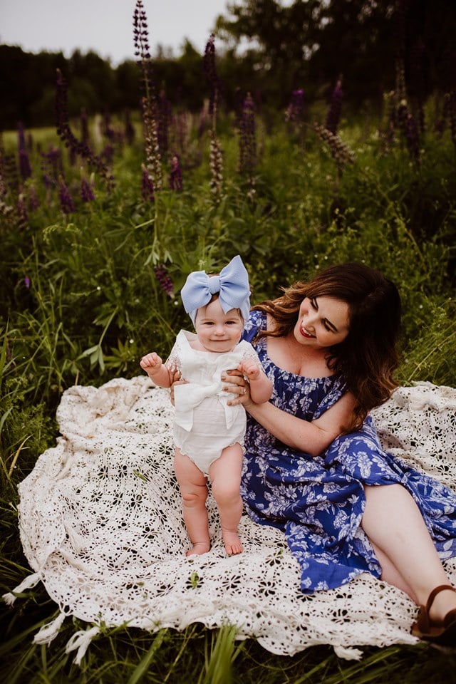 Lupine Photography Bangor Maine Mommy & Me Baby Dress Bow