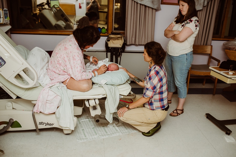 Mayo Regional Hospital Birth Photography Labor Deliver Baby Newborn