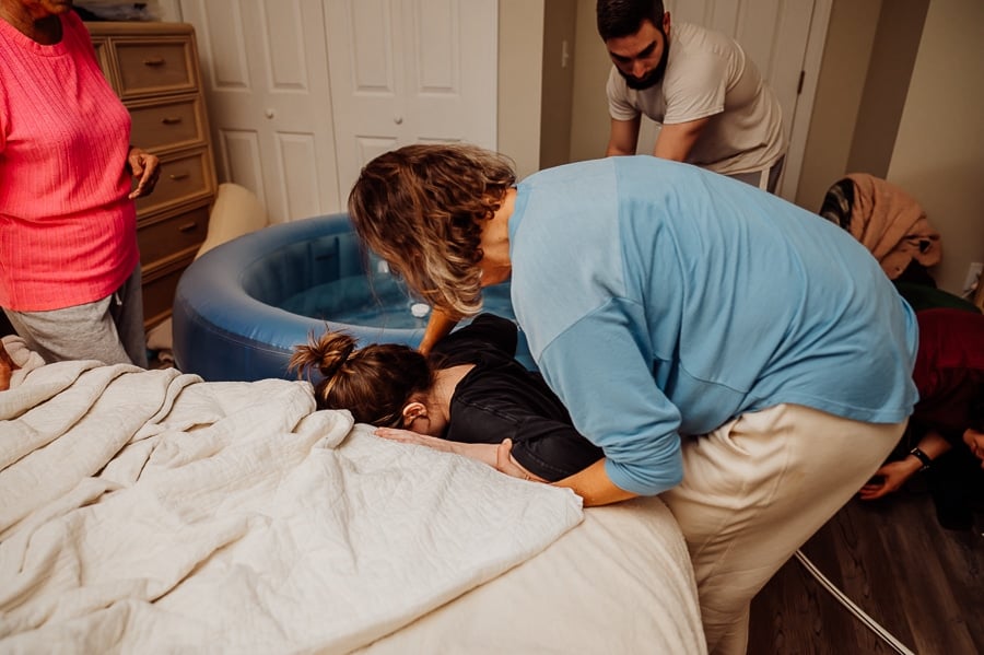 Giving birth at home with a Maine midwife