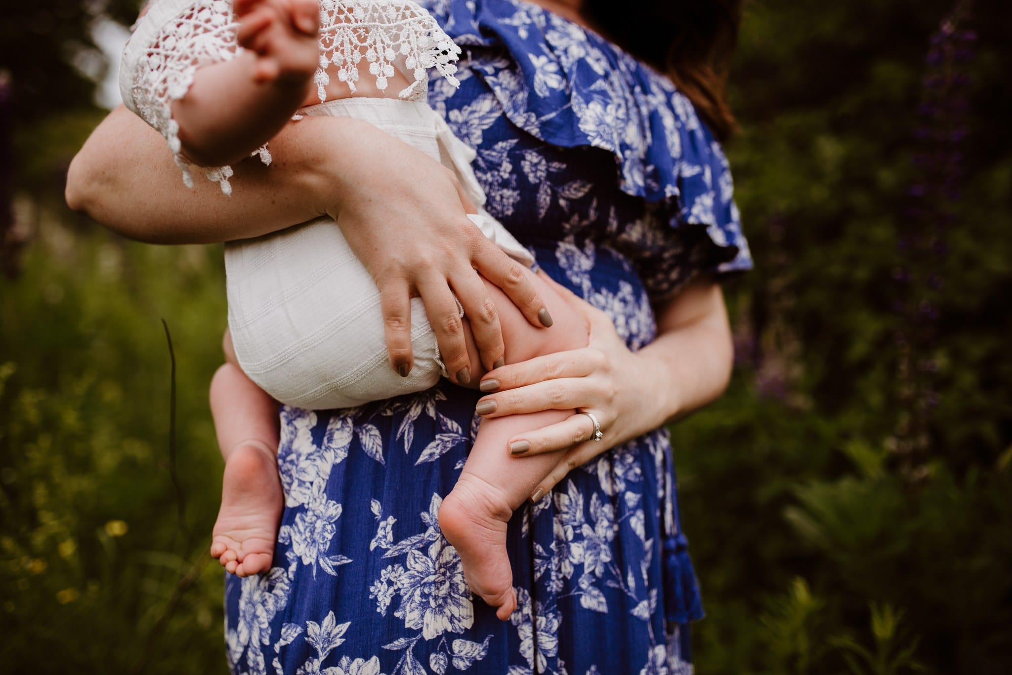 Lupine Photography Bangor Maine Mommy & Me Baby Dress Bow