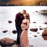 Jordan Pond Maternity photography