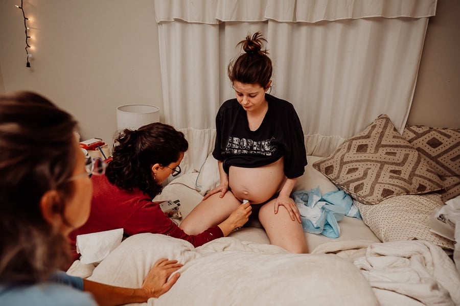 Giving birth at home with a Maine midwife