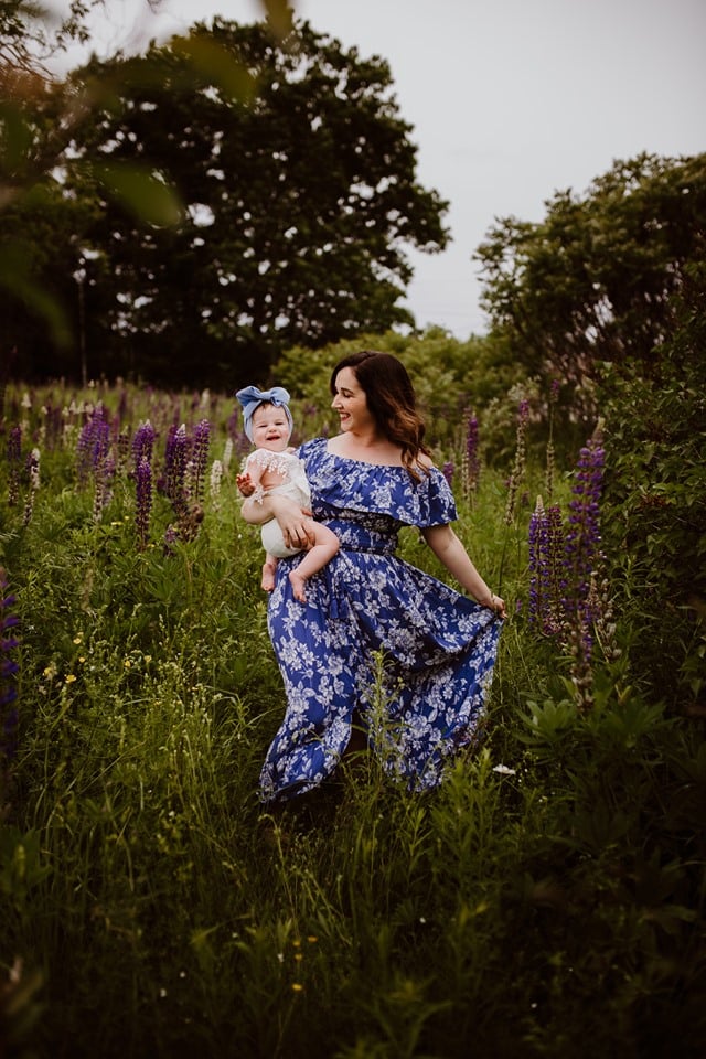 Photography Bangor Maine Mommy & Me Baby Dress BowLupine Photography Bangor Maine Mommy & Me Baby Dress Bow